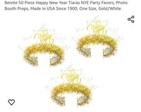 MSRP $54 50Pcs New Years Headbands