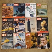 12ct Vintage Life Magazines