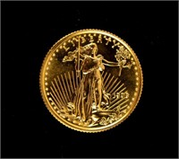 Coin 1998 U.S. 1/10th Oz Gold Eagle in BU