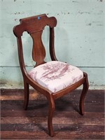 1800's Empire Victorian Side Chair