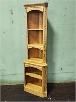 2 Piece Corner Bookcase with Shelves