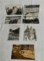 Vintage Mt. Shasta real photo postcards