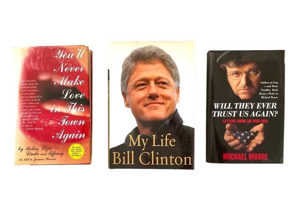 3 Books Bill Clinton Etc
