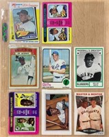 (8) WILLIE MAYS CARDS