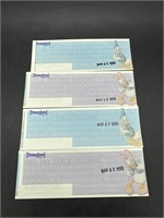 Disney Land Park Tickets 1999