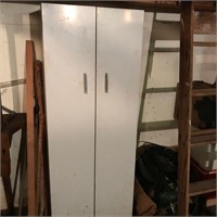 Storage cabinet with contents