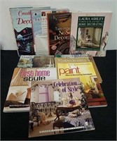 Group of Home Decorating books