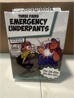 3pr Emergency Underpants Novelty Gift PremierFinds