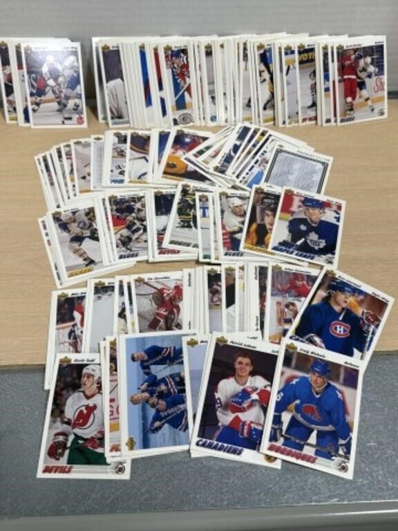 Assorted UD 1991 Hockey Cards