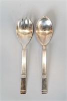 H. NILS DANISH STERLING SERVING WARE