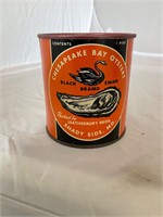 Black Swan Brand 1 Pint Oyster Can