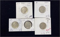 1913-1918 Buffalo Nickels