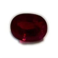 Genuine 7.42 ct Oval Cut Ruby Certified Gemstone