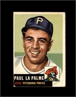 1953 Topps #201 Paul La Palme P/F to GD+