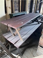 WOODEN PICNIC TABLE & BENCH BENCH MEASURES