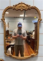 GOLD PAINTED FRENCH STYLE MIRROR
