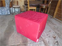 Red Ottoman