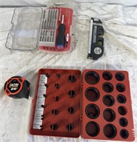 Multi driver kit, O-ring assortment, level,