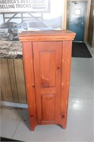 Vintage Pine Storage Cabinet 52" x 22" x 12"