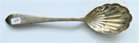 STERLING SILVER SCALLOPED SPOON