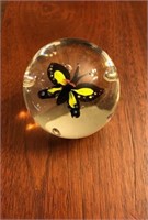 Butterfly paperweight