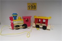 Fisher Price Vintage Pull Train
