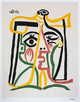 Pablo Picasso 'Female Face'