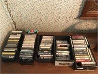 Large Collection of Cassette Tapes