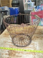 Antique Wire Egg Basket / Fruit Basket