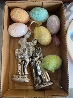 lot of easter bejeweled eggs etc.