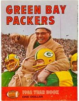 1962 Green Bay Packers Rare Red Variation Yearbook