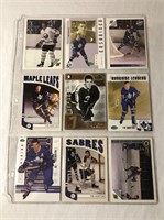 9 Tim Horton Hockey Cards
