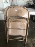 Lot of 4 Folding Chairs