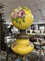 VINTAGE GONE W THE WIND PARLOR STYLE TABLE LAMP