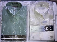 New 2 men’s dress shirts Geoffrey Beene & Van