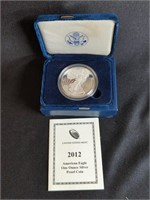 2012 AMERICAN SILVER EAGLE PROOF IN BOX