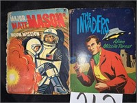 2 VINTAGE SPACE RELATED BIG LITTLE BOOKS - FAIR