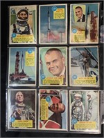 17 VINTAGE ASTRONAUT TRADING CARDS