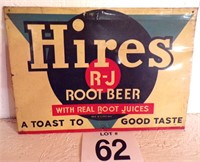 Antique Hires Root Beer Sign
