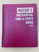 1972 Motor’s Time & Parts Guide Book