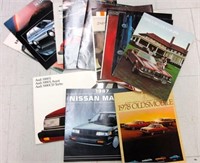 Old Car Specification Show Room Booklets