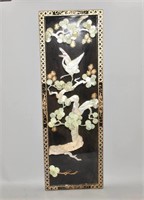 CHINESE PANEL, WOOD AND SHELL