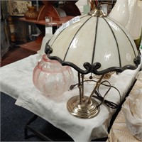 HOBNAIL LAMP, ASSORTED LAMPS