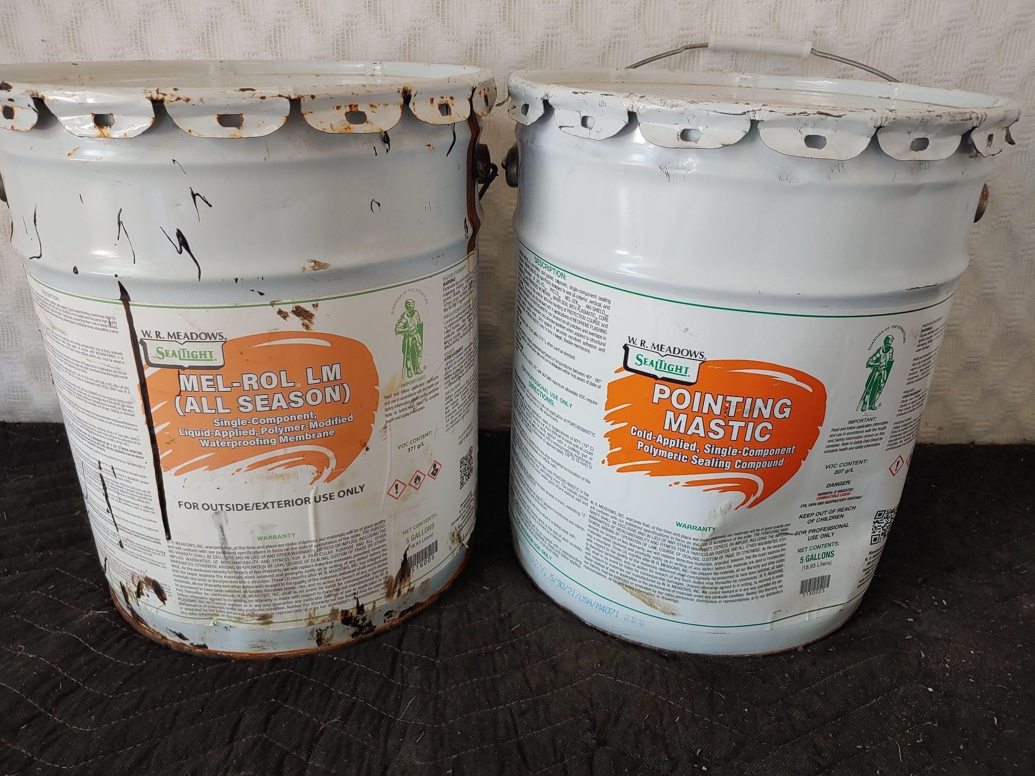 2 Buckets of Seal-Tight Polymeric Waterproofing