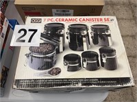 7 PC. CERAMIC CANISTER SET