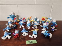 Vtg Smurf Figure Collection