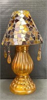 Candle Holder Lamp-shaped Glass*