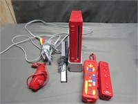 Red Nintendo Wii Video Game System Lego Controller