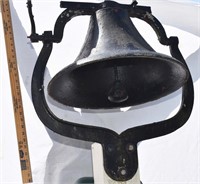 VINTAGE FARM BELL - HAS BEEN REPAIRED