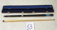 Pool stick w carrying case